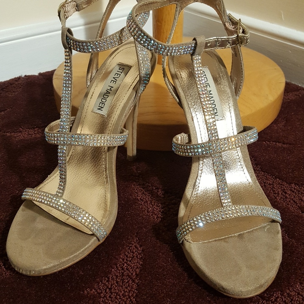 Gold Sandal Pump